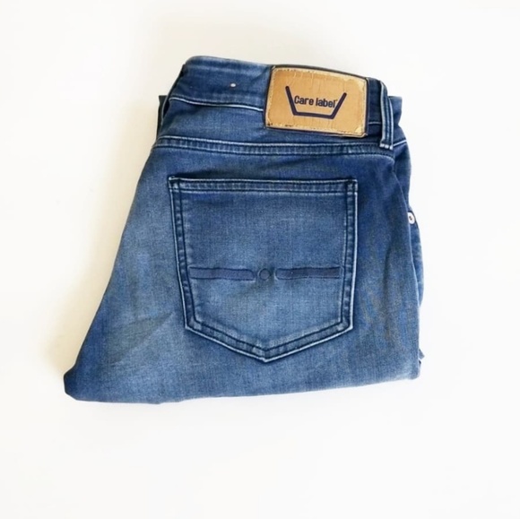 Women's Care Label Italia Independent Blue Denim Acid Wash Jeans 29 - Picture 1 of 8